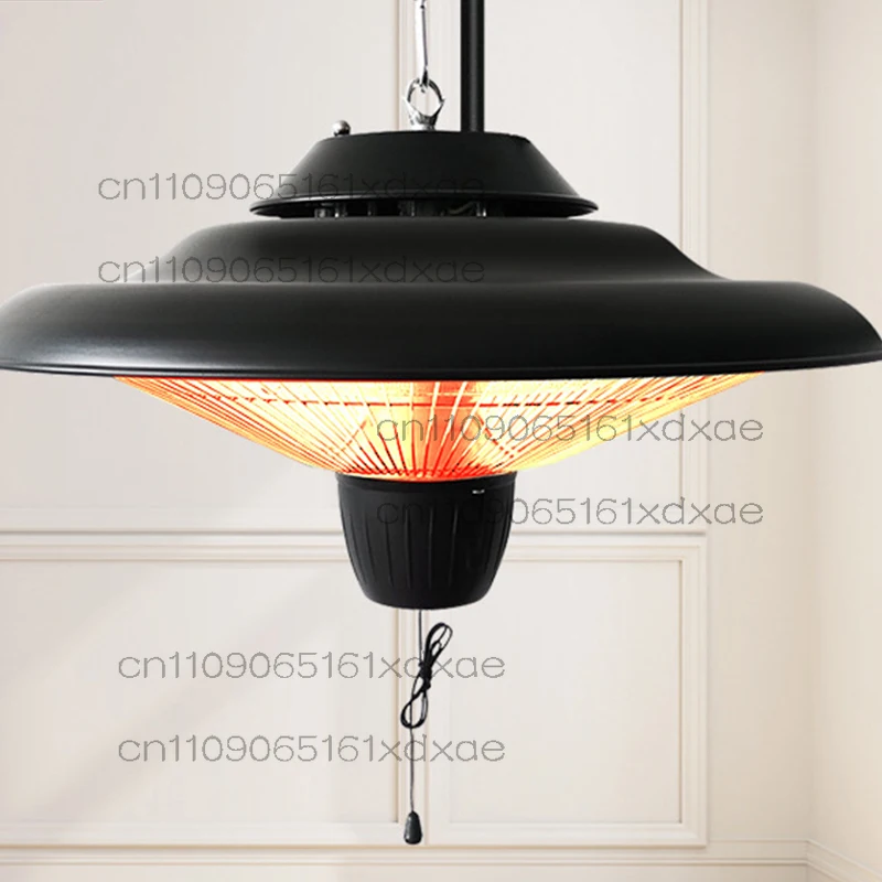 1500 واط سخان كهربائي قوي للفناء الحديد سخان كهربائي مقاوم للماء دفئا في الهواء الطلق استخدام داخلي نوع معلق #2