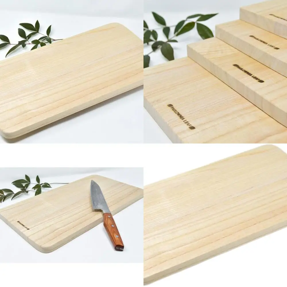 

Japanese Handcrafted Paulownia Wood Cutting Board, 8.85 x 16.1, Made in Japan