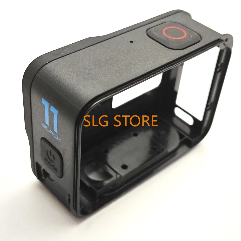 جزء إصلاح الكاميرا الأصلي الجديد لعام 100% لـ Gopro Hero 11 Hero11 الإصدار الأسود لوحة غطاء الجسم الأمامي الخارجي بدون غطاء خلفي
