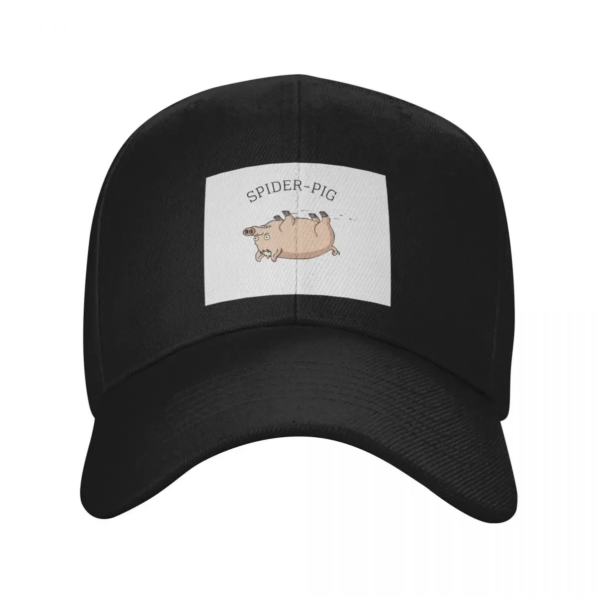 

Spider-pig Baseball Cap Hat Man For The Sun funny hat Beach Bag Girl Men's