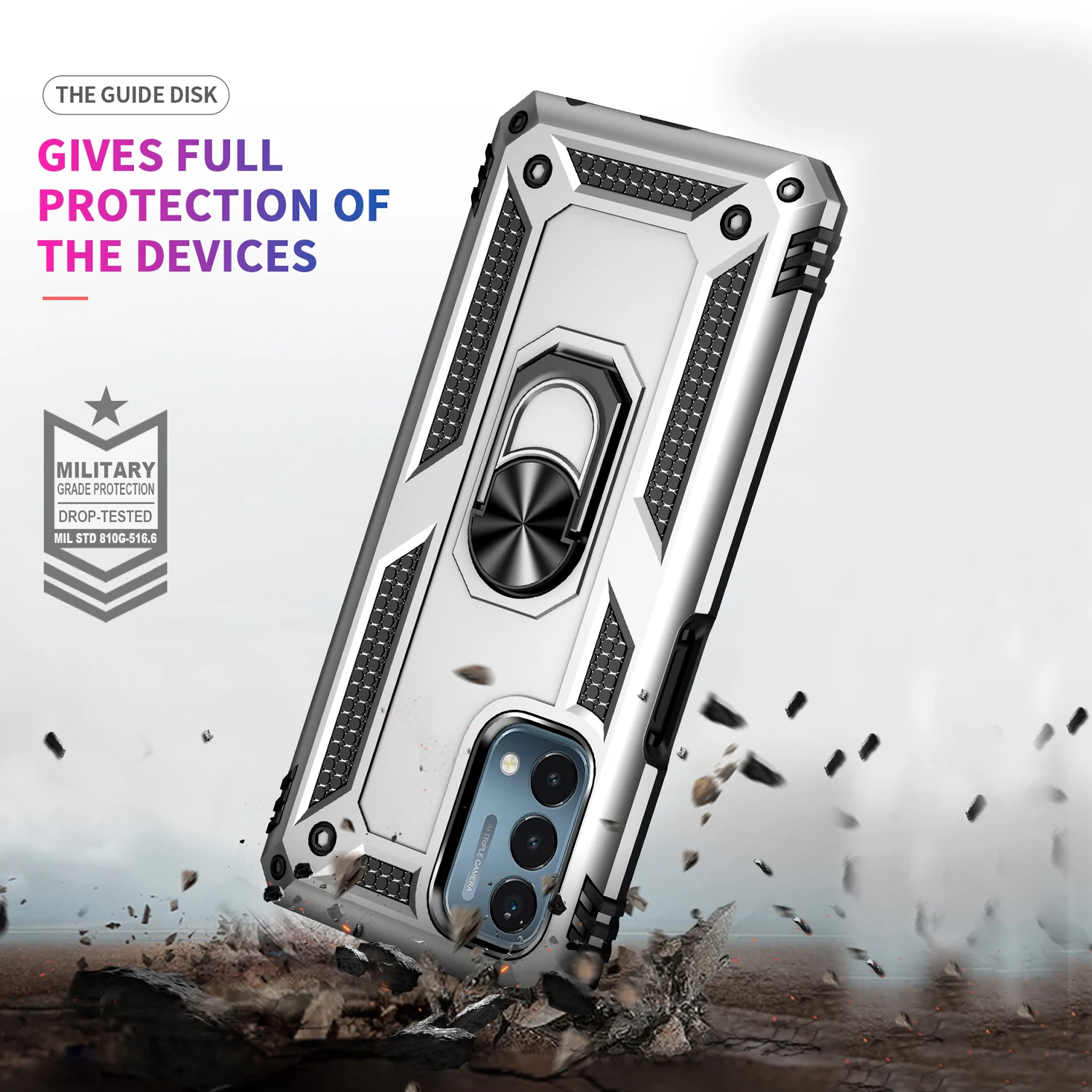 Magnetic Kickstand for Oneplus 9 Pro 7 Pro Nord N200 5g Military Grade Armor Shockproof Drop Proof Protection Cover