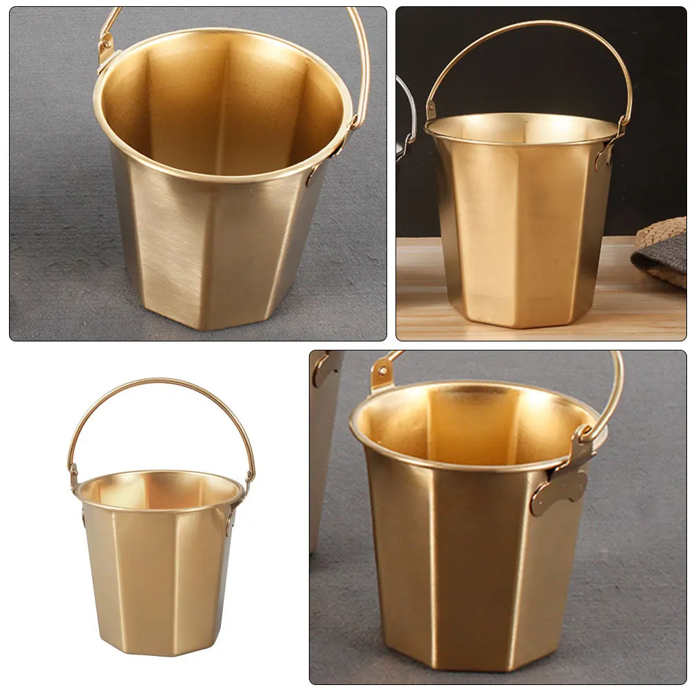 

Large Capacity Stainless Steel Bucket Portable Heavy Duty Water Holder Multipurpose Milk Storage Container Metal Bucket