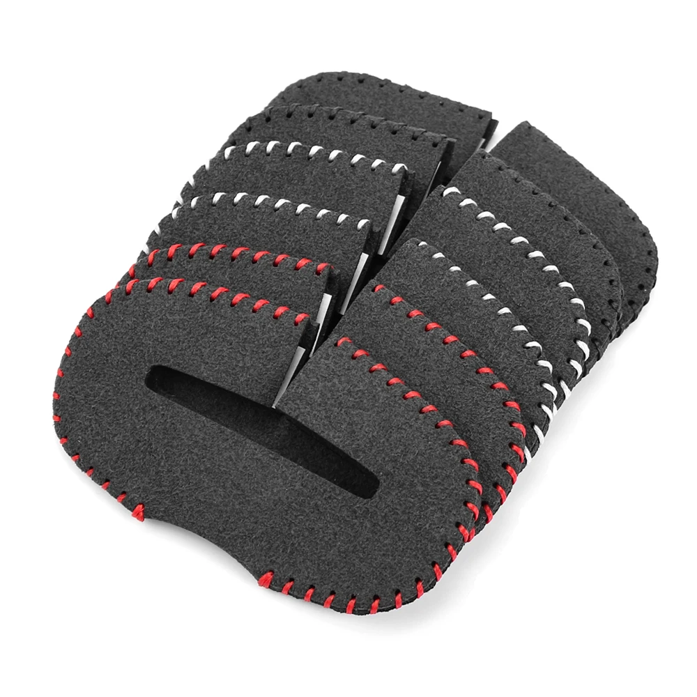 Car Seat Belt Buckle Leather Protector cover For SsangYong Kyron Stavic Rexton Sports Tivoli Musso Rodius