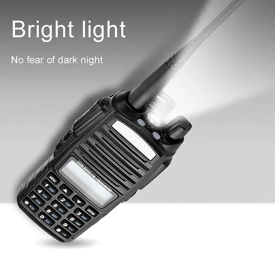 Baofeng UV 82 جهاز اتصال لاسلكي حقيقي 5 واط 8 واط هام راديو Comunicador المزدوج PTT طويلة المدى 2 طريقة المحمولة FM محطة راديو الهواة