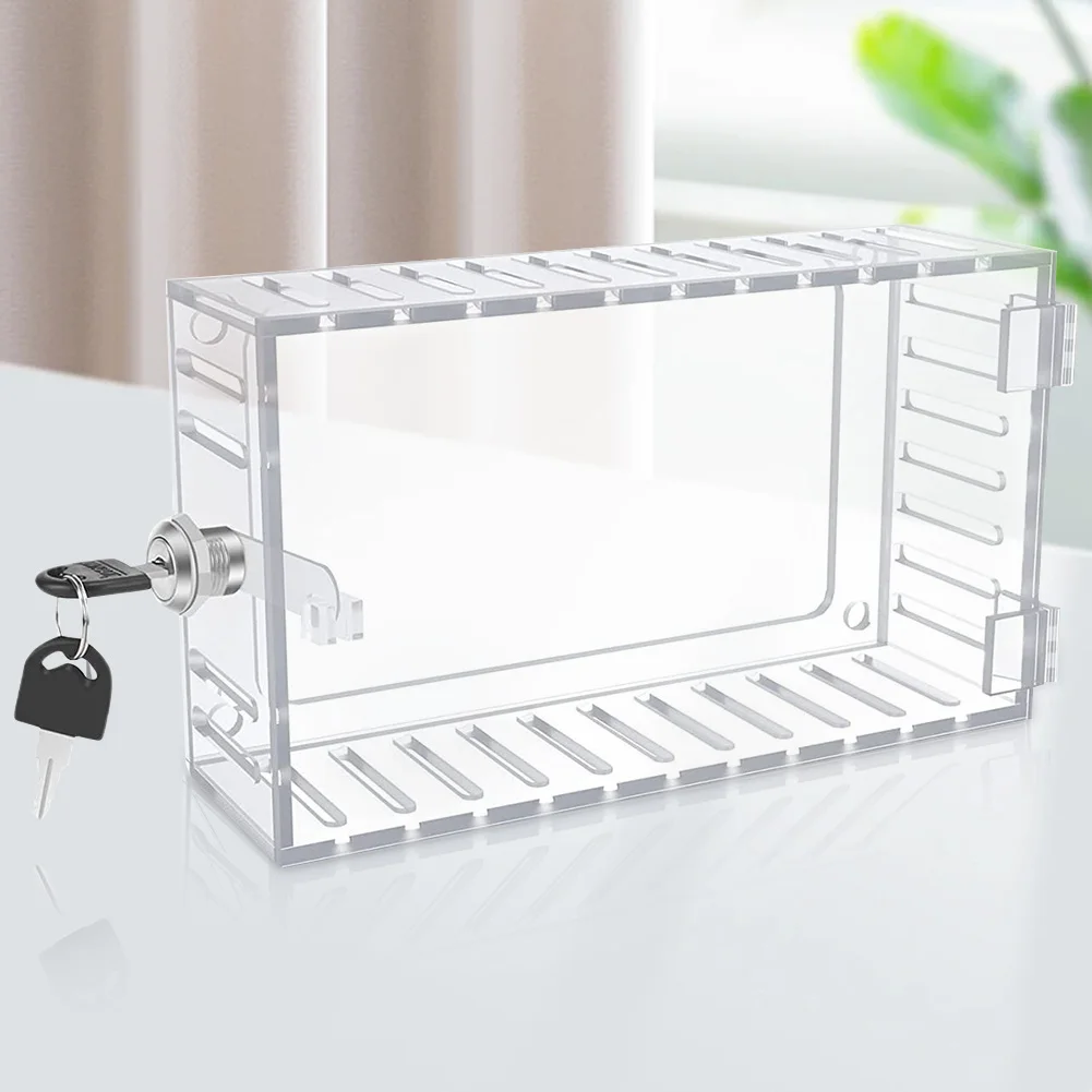 

Универсальный замок-бокс для термостата с ключом, защитный кожух для термостата, большой замок-бокс для термостата, корпус для термостата настенного монтажа