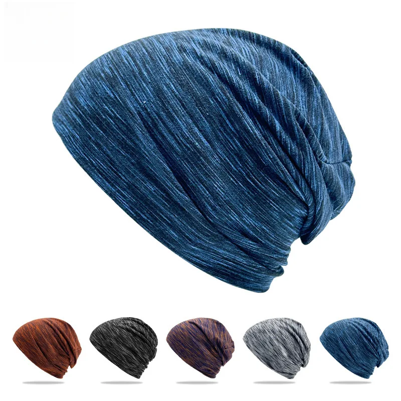 Heather Slouch Beanie Unisex Cold Hat Windproof Warm Hair Protection Skull Cap Women Men Soft Stretch Daily Maternity Sleep Head