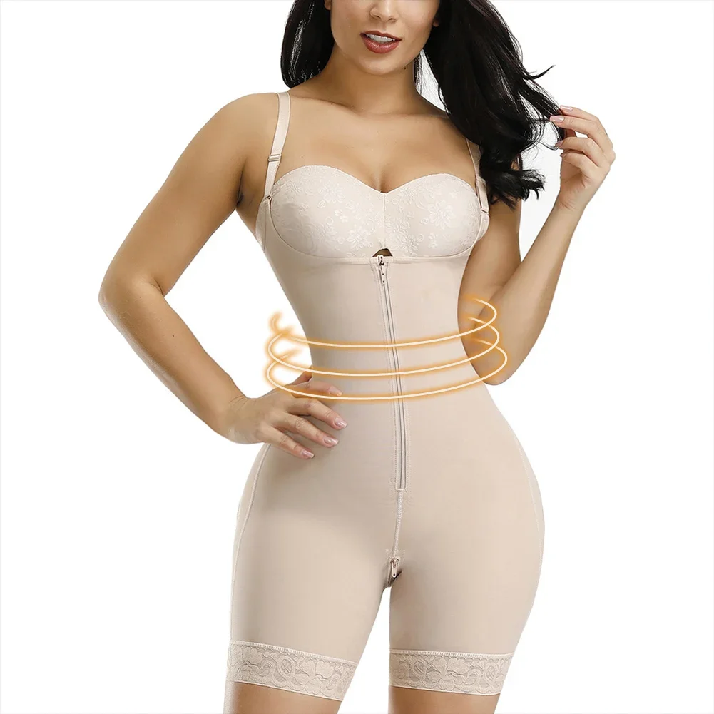 Fajas Colombianas Reductora Butt Lifter Tummy Control Body Shaper Waist Trainer Corset Shapewear Bodysuit Slimming Underwear