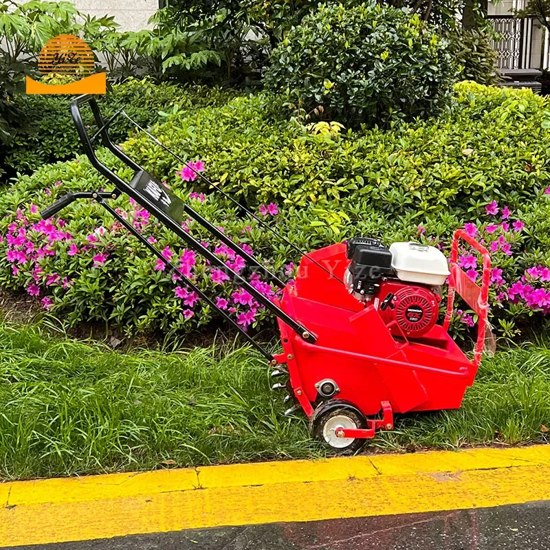 Gasoline Engine Petrol Portable Punch Drilling Coring Aerator Hole Lawn Punching Machine For Lawn Garden Maintenance