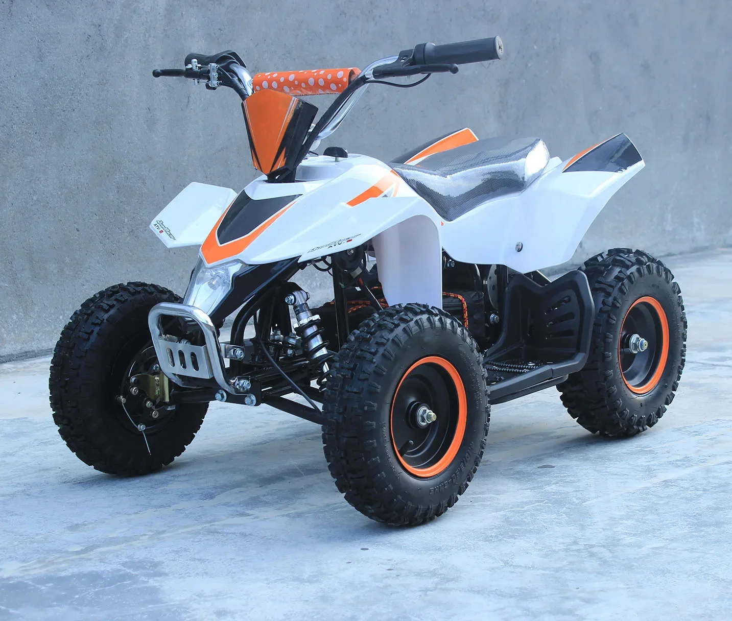 Zabawka elektryczna ATV o pojemności 49 cm3 z certyfikatem CE, automatyczny quad 2WD dla dzieci, napęd łańcuchowy, dysk