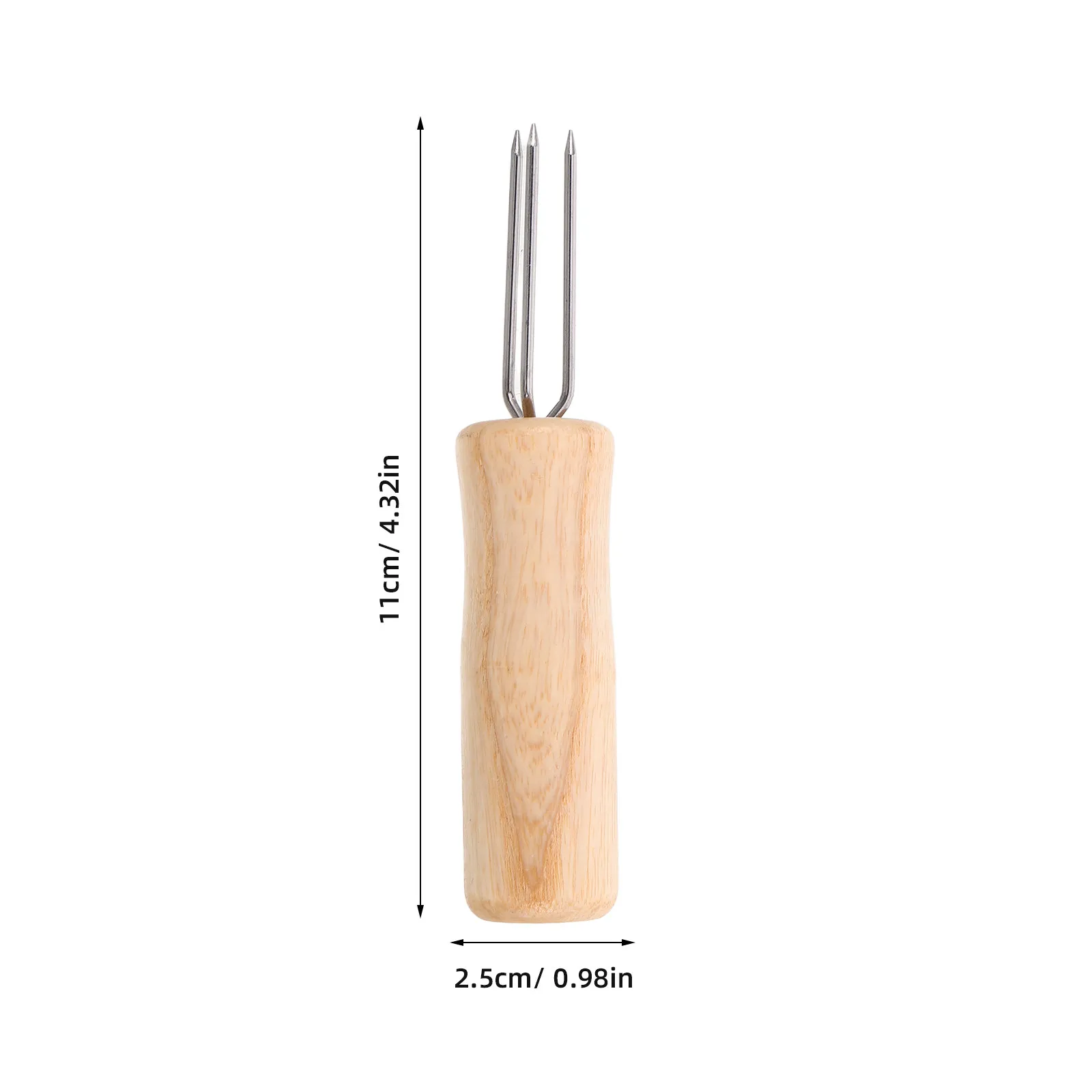 3Pcs Portable Moxibustion Stick Extension Tool Home Use Moxa Roll Extender Triple Prong Fork Design Safety Therapy Device