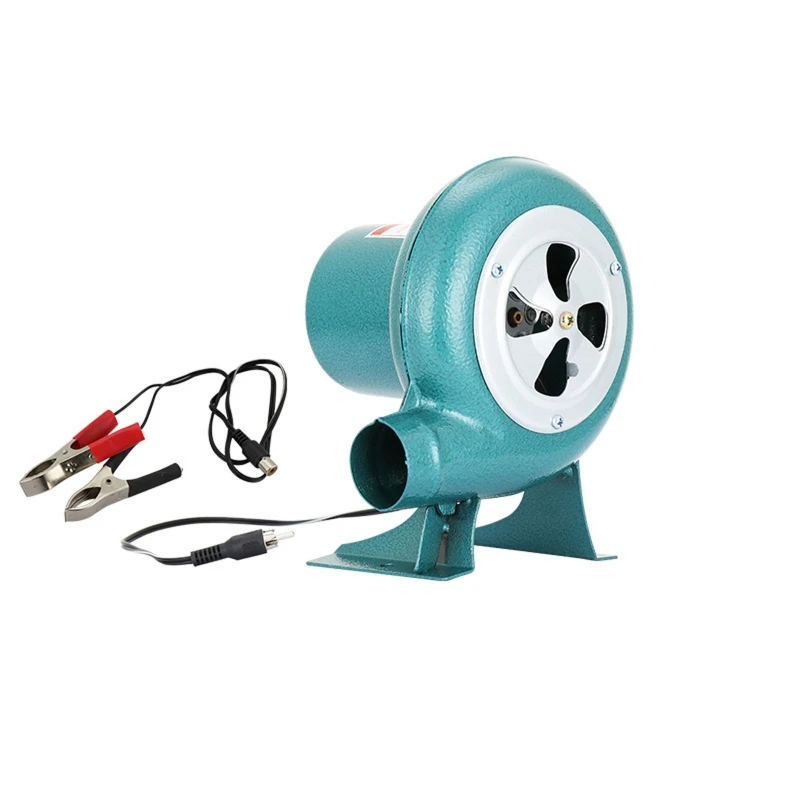 

Powerful DC12V BBQ Blower Fan Fire Starter with Copper Motor Essential for Kitchen, Metalworking and Restaurants