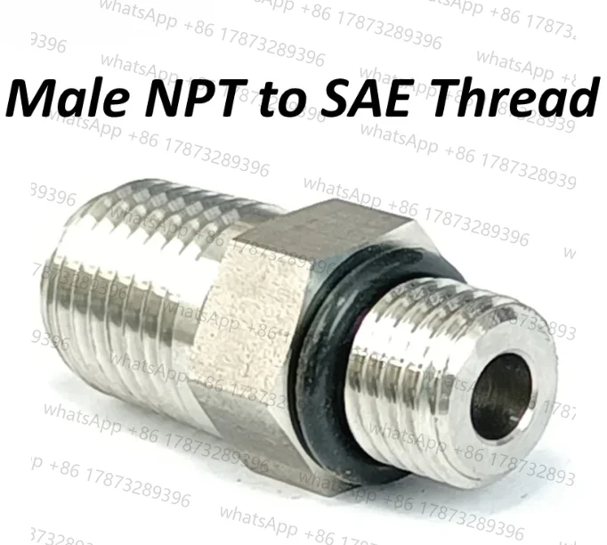 SS316 Male NPT to SAE sae Thread 1/4