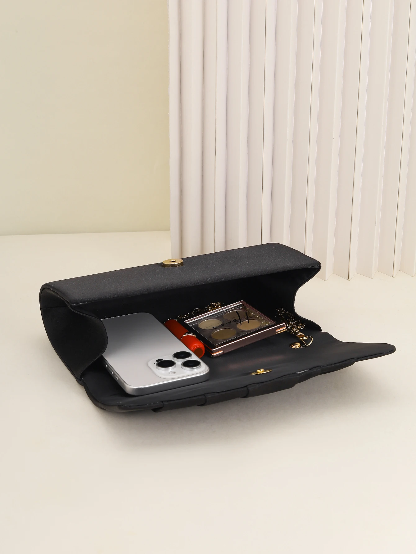 Damen-Dinner-Tasche, plissiert, einfarbig, Clutch, Party, Abendessen, Hochzeit, leicht, luxuriös, Umschlag, Abendtasche für Abschlussball, Abendessen/Bankett – Detail 16