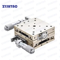 X axis XY axis 25*25mm 40*40mm 60*60mm optical stainless steel stage Manual high-precision sliding table 100*100mm