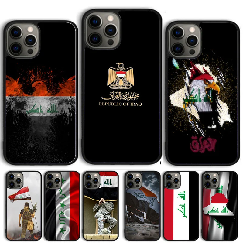 Iraqi Iraq Flag Phone Case for iPhone 16 15 SE2020 6 7 8 Plus for Apple 13 11 12 14 Mini Pro Max Cover  coque fundas Shell