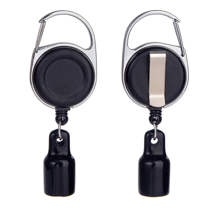 New Outdoor Pants Lighter Clip Keychain,Retractable Belt,Anti Lost Retractable Lighter Cover Keychain Belt Leash for Hiking