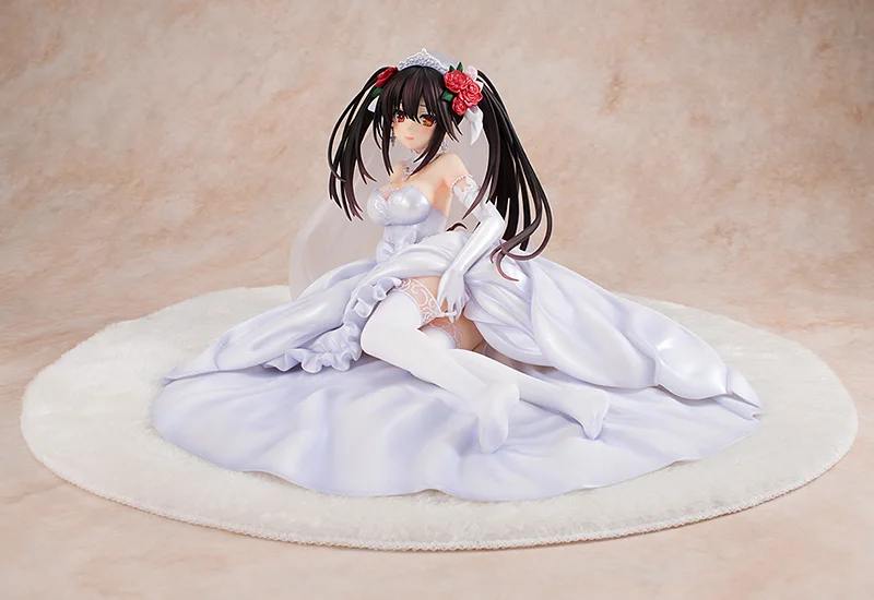 KADOKAWA Original:Tokisaki Kurumi Wedding dress ver.13cm PVC Action Figure Anime Figure Model Toys Figure Collection Doll Gift