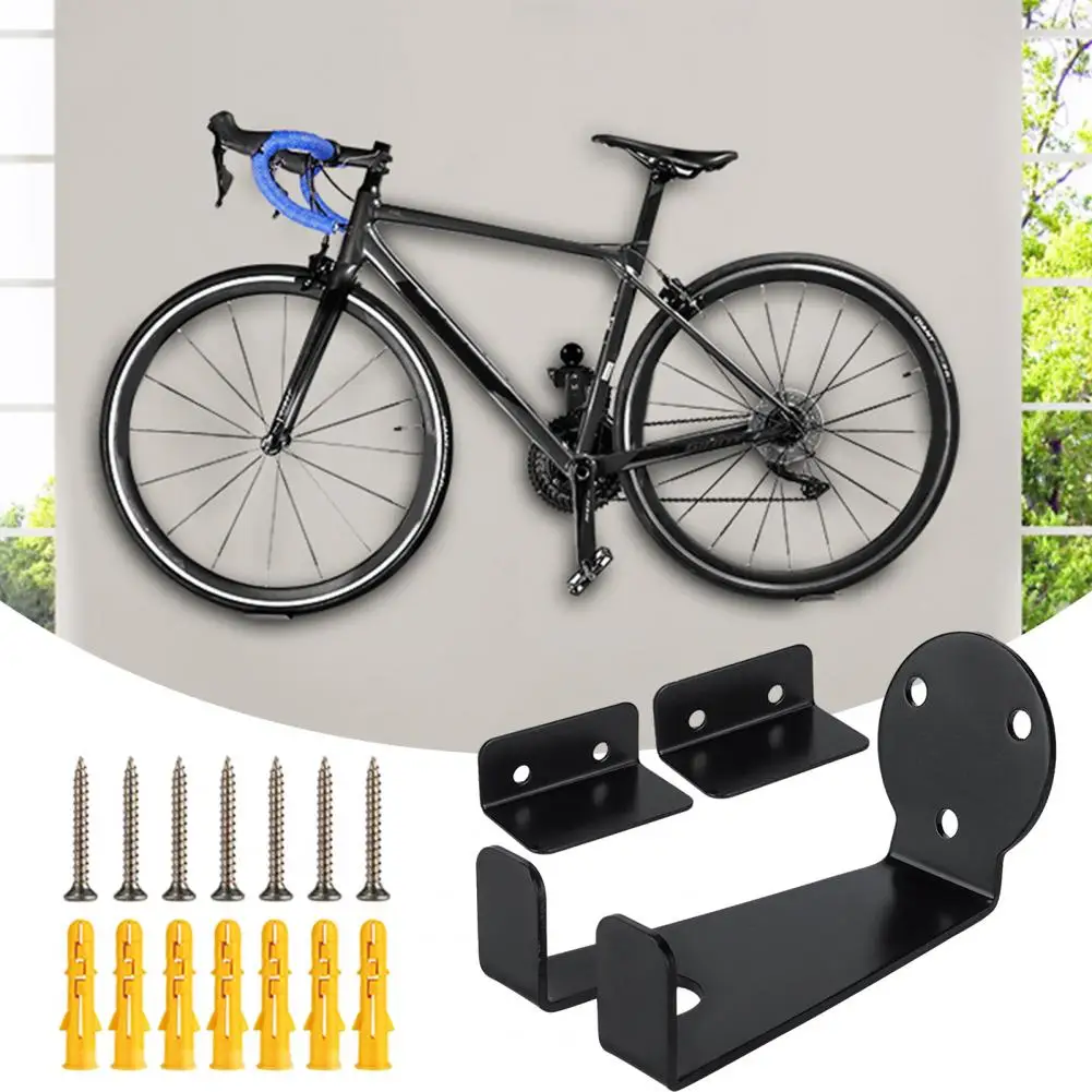 Bike Holder Mount Stand Hook Bicycle Pedal Wall Mounted Storage Hanger Space Saving Kits For Indoor Home Garage Bike Rack - view 6