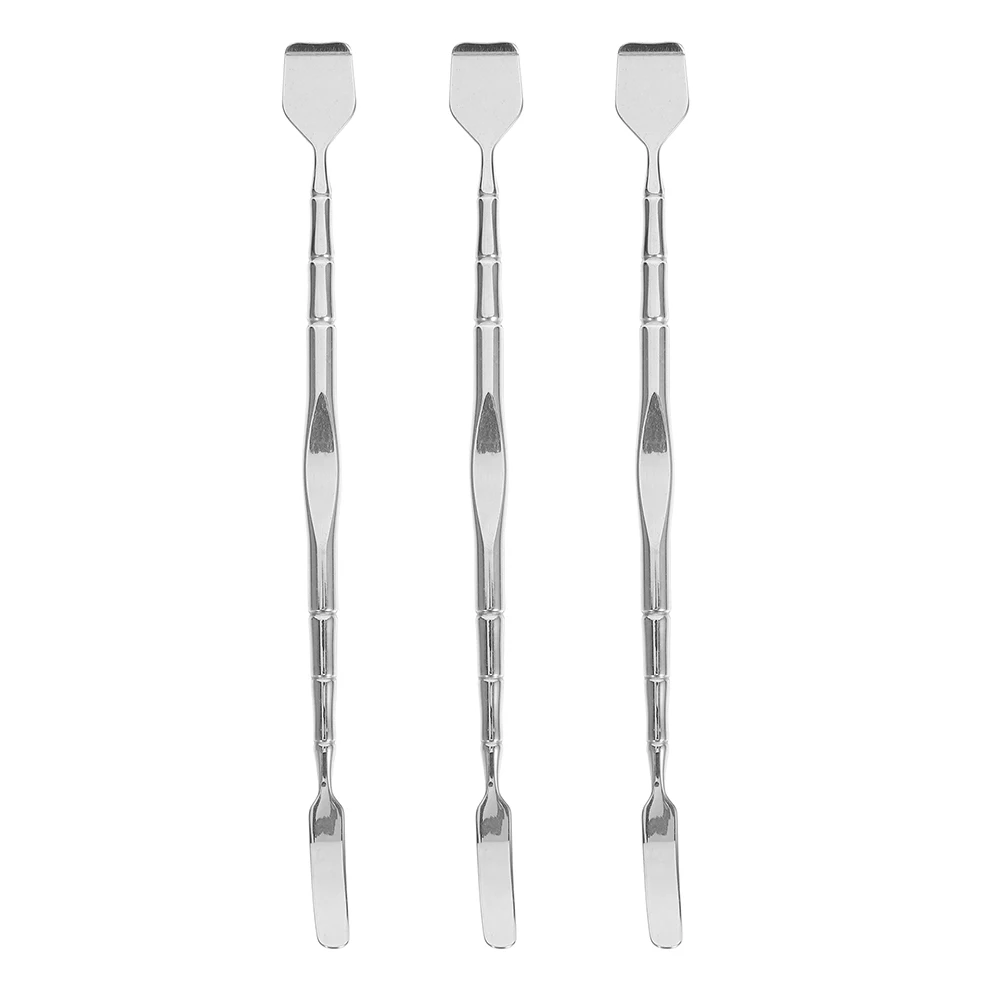 3Pcs Blackhead Extractor Tool Stainless Steel Dual-Head Facial Pore Cleaner Deep Cleansing Chin Cheek Acne Remover