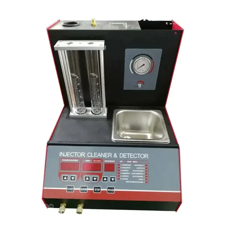 Professional Motorcyle Electronic 2 Jars Ultrasonic Fuel Or Tester Cleaner Hine