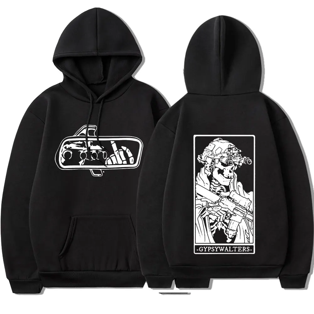 Forward Observations Group GYPSYWALTERS Hoodie Men\'s Vintage Skeleton Graphic Hooded Sweatshirts Oversized Hoodies Streetwear