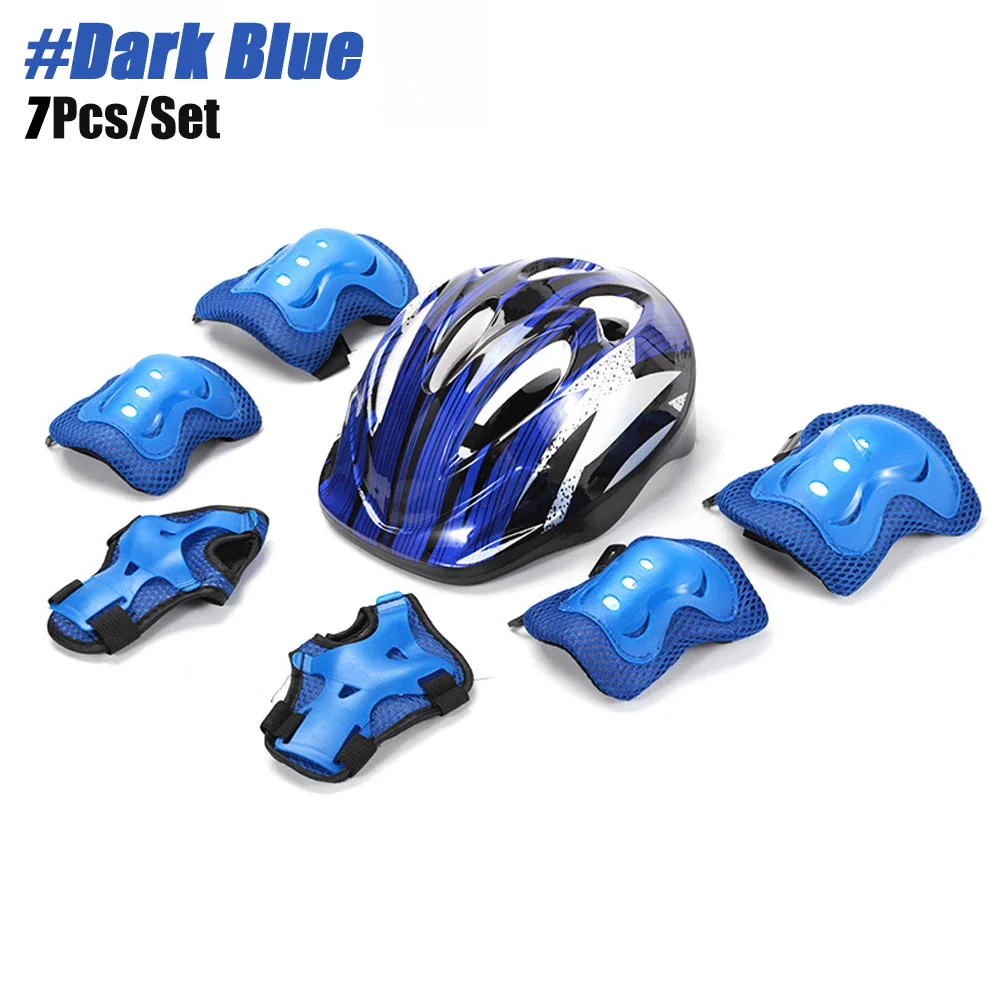 bike helmet pads & gloves 7 piece set 7-Piece Kids Professional Protection Set: High-Impact Red Helmet, Knee  Kidsoutdoor Premium replacement pads for enhanced comfort and personalised helmet fit 7Pcs/Set Roller Skating Kids Boy