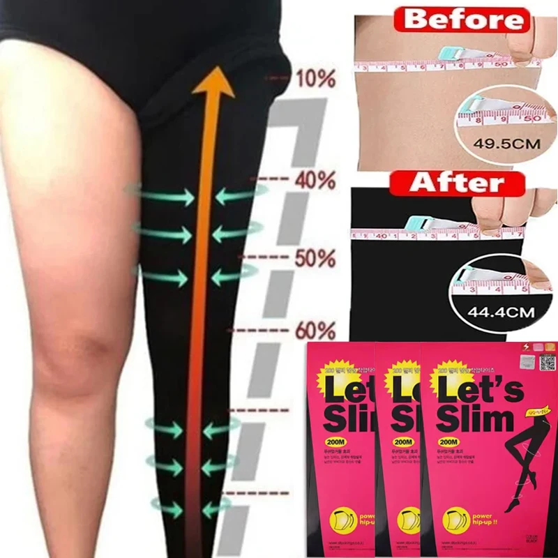 Korean Pressure Pants for Women Slim Legs Strong Pressure Bottom Socks Varicose Veins Fat Calorie Burn Leg Shaping Care Socks