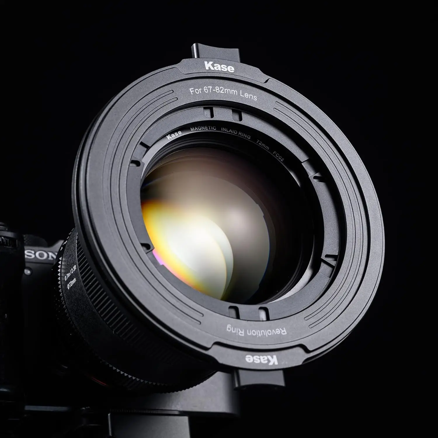 Kase Revolution Ring Adjustable 67-82mm Filter Adapter Universal Step Up Ring For Camera Lens 67mm 72mm 77mm to 82mm
