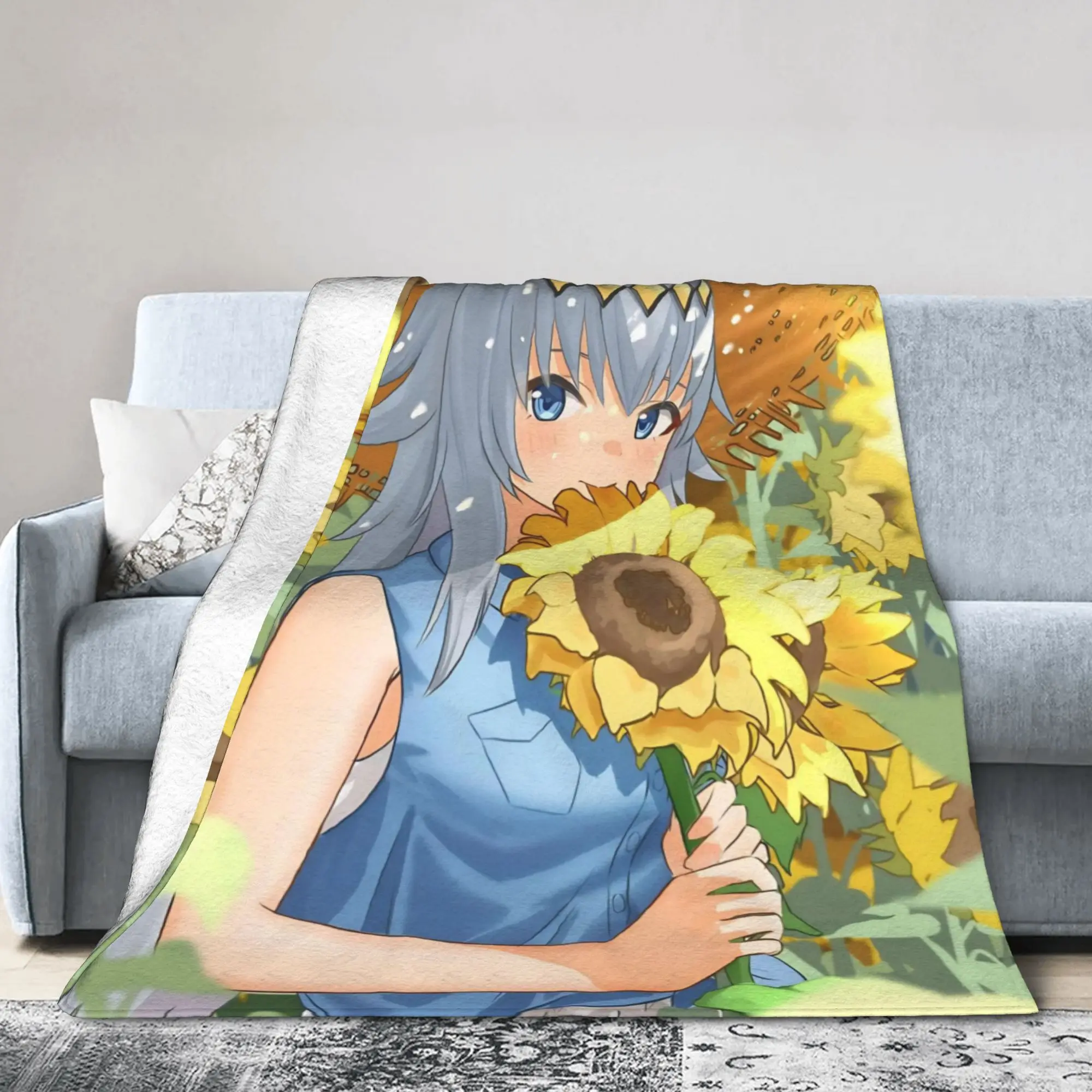 Oguri Cap Blankets Uma Musume Pretty Derby Fuzzy Throw Blankets Airplane Travel Personalised Ultra-Soft Warm Bedspread