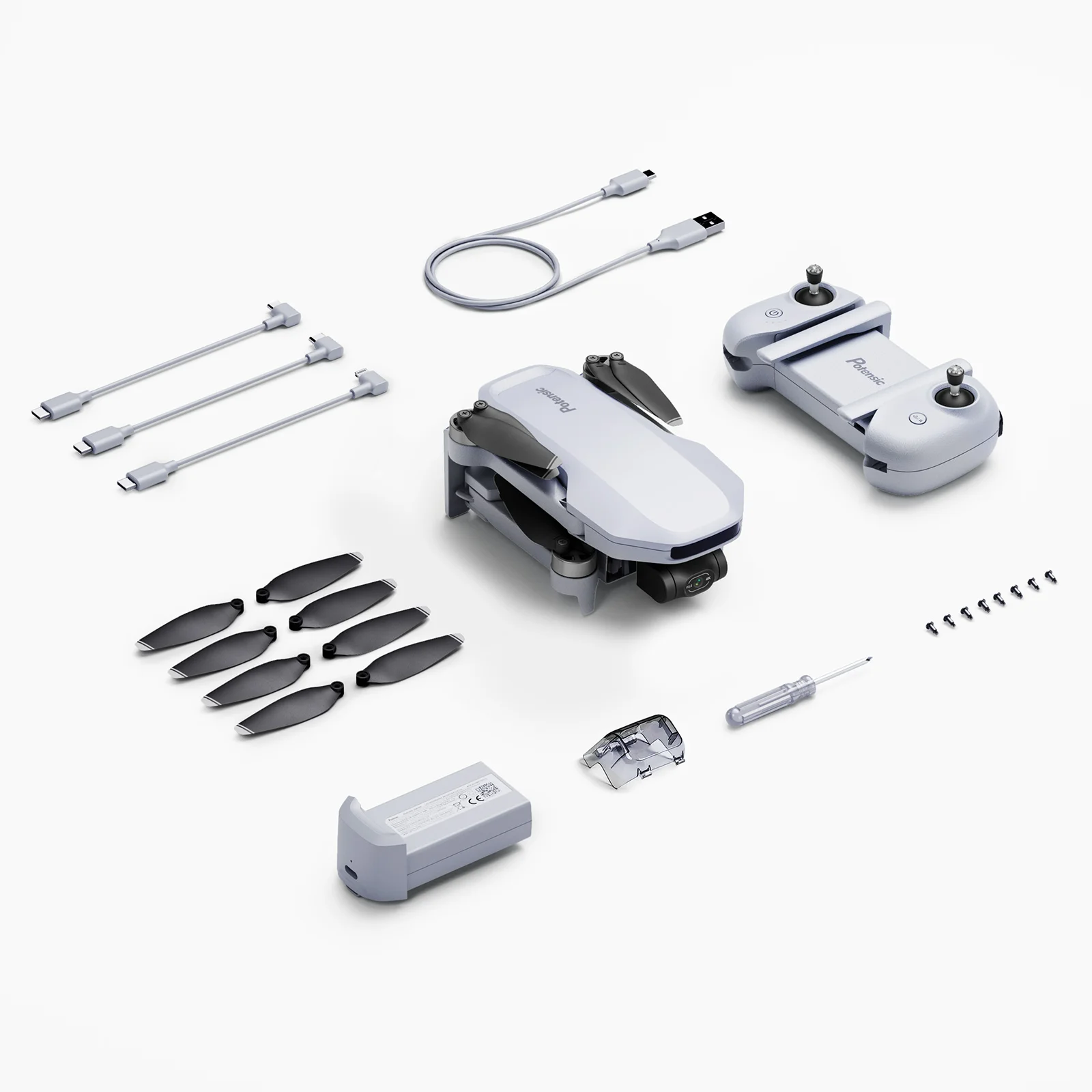 Potensic C0 2024 ATOM 3-Axis Gimbal 4K Drones Camera Professional Under 249g Max 6-KM for Adults and Beginners