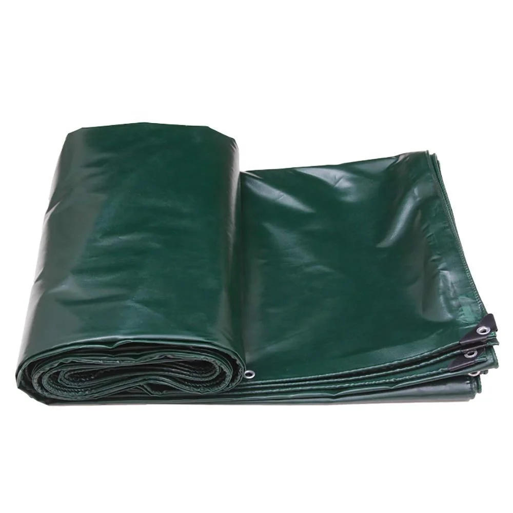 Heavy-Duty Waterproof PVC-Coated Tarpaulin Tarp Roll Fit For Boat Car Truck Heavy-Duty Protection Cover