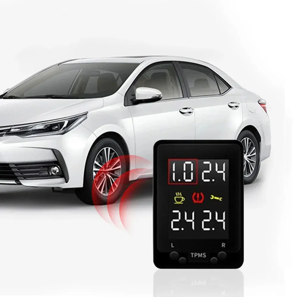 Sistema Digital de monitoreo de presión de neumáticos, Kit de alarma de diagnóstico de neumáticos OBD TPMS, accesorios para Toyota Auris Corolla