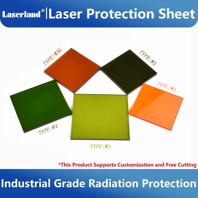 Industrial Grade Laser Window Sample Clear View 1064nm Protection Shield Sheet Acrylic Safety Screen