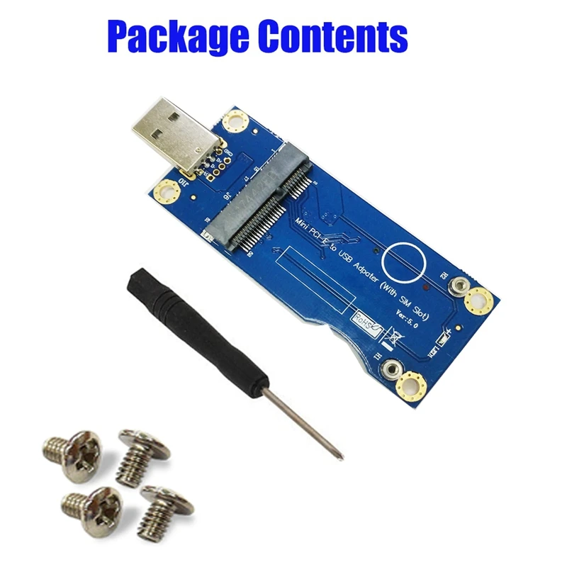 Adaptateur Mini PCI-E vers USB avec emplacement pour carte EpiCard, carte d'adaptation technique, WWAN, Permanence Tech, 3G, 4G, qualité industrielle