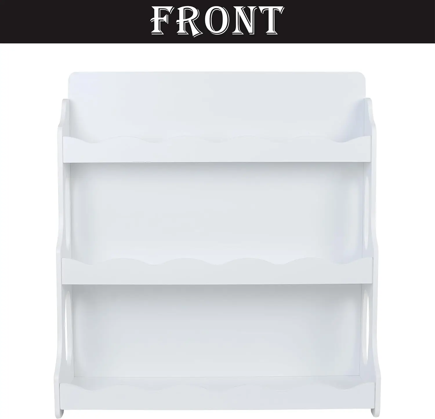 رف كتب خشبي من مونتيسوري، تصميم هولندي، 3 طبقات صدفي، سنوفال وايت #4