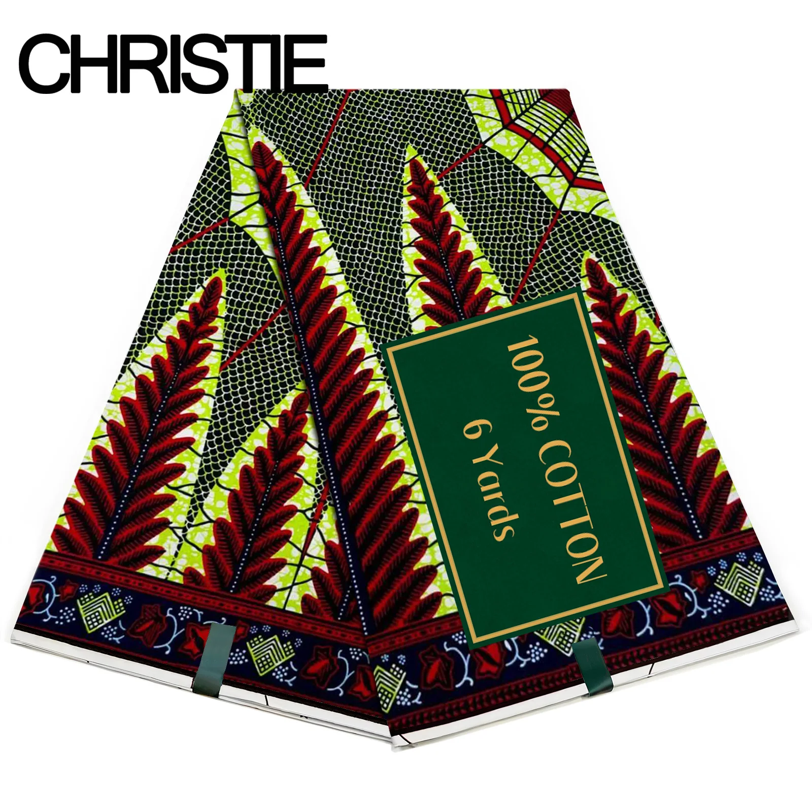 

Лидер продаж, аутентичная ткань Анкара, воск, красочная ткань, 6 ярдов для шитья одежды или праздничных платьев, гипоаллергенный материал