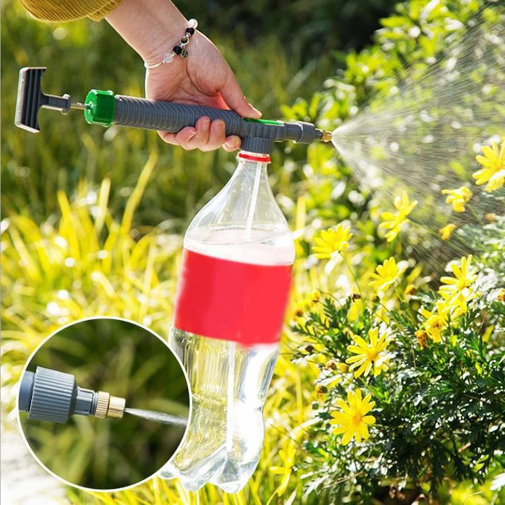 High Pressure Sprayer Adjustable Bottle Sprayer Robust Plastic Adjustable Nozzle Compact Design Gardening Tasks