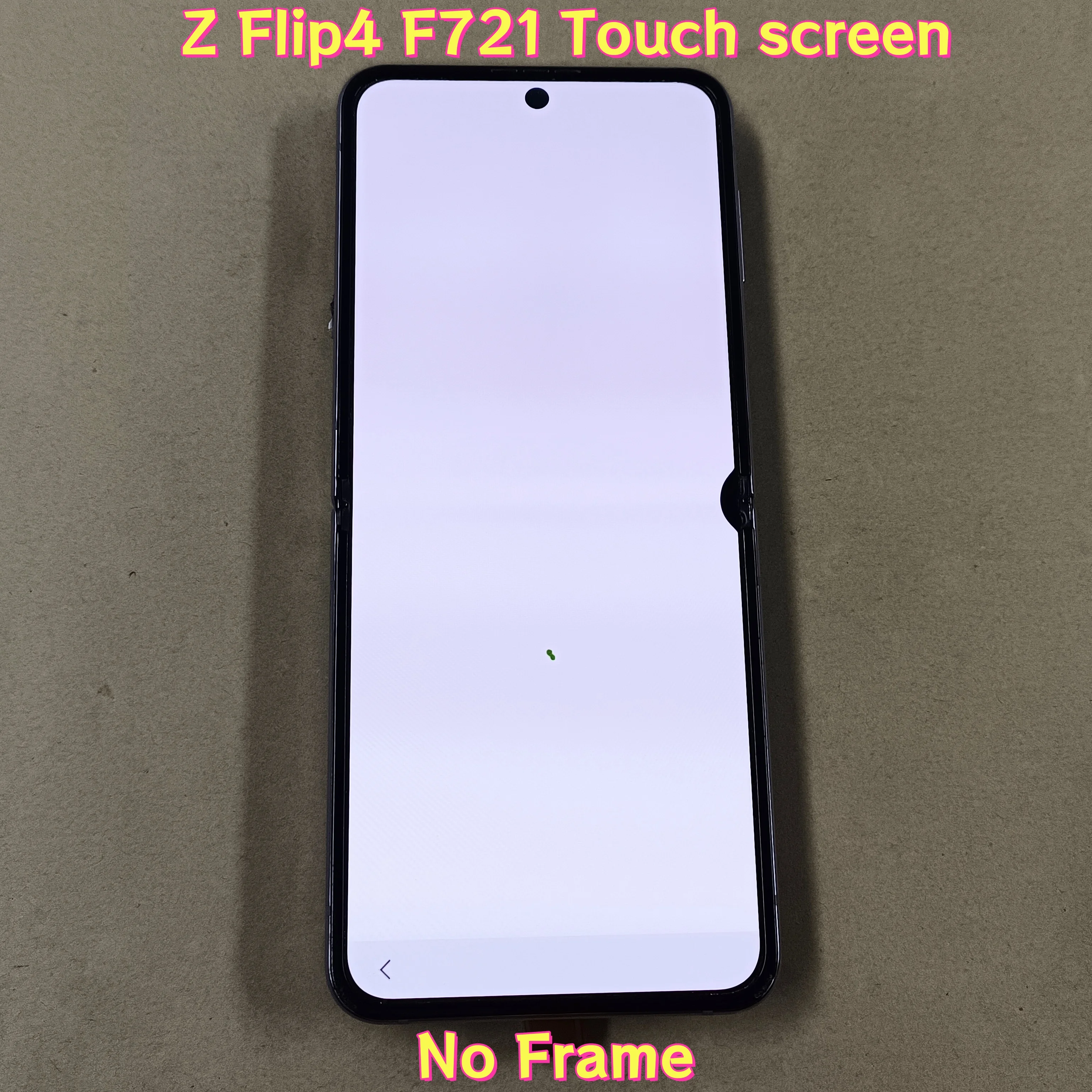 For Samsung Z Flip 4 Super AMOLED LCD Defective LCD Display Touch Screen Replacement Parts For Samsung Z Flip4 F721 F721B F721U