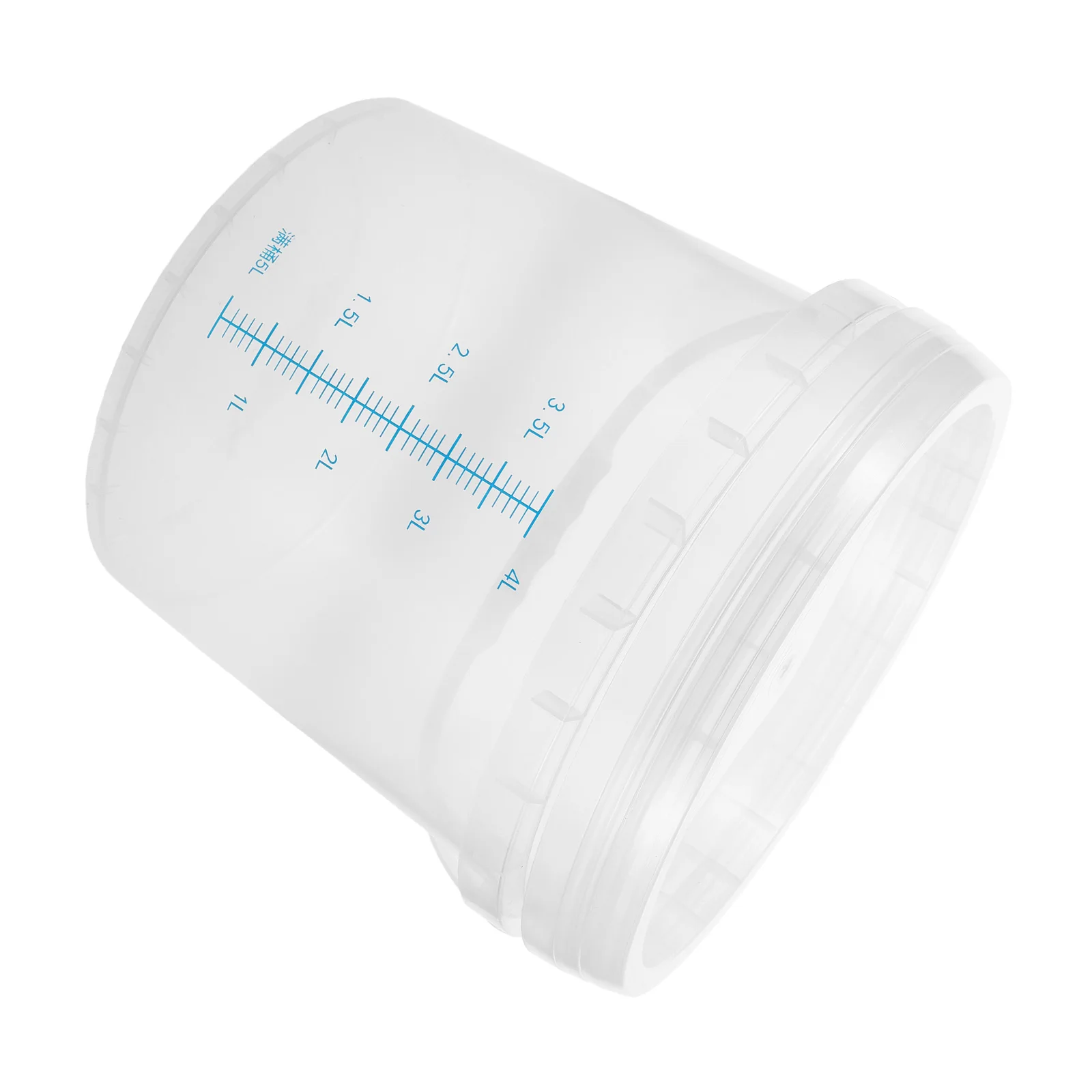 

5L Thickened Plastic Bucket Clear Measurement Scale Sealed Lid Container For Kitchen Medical Storage Soaking Food Grade Material