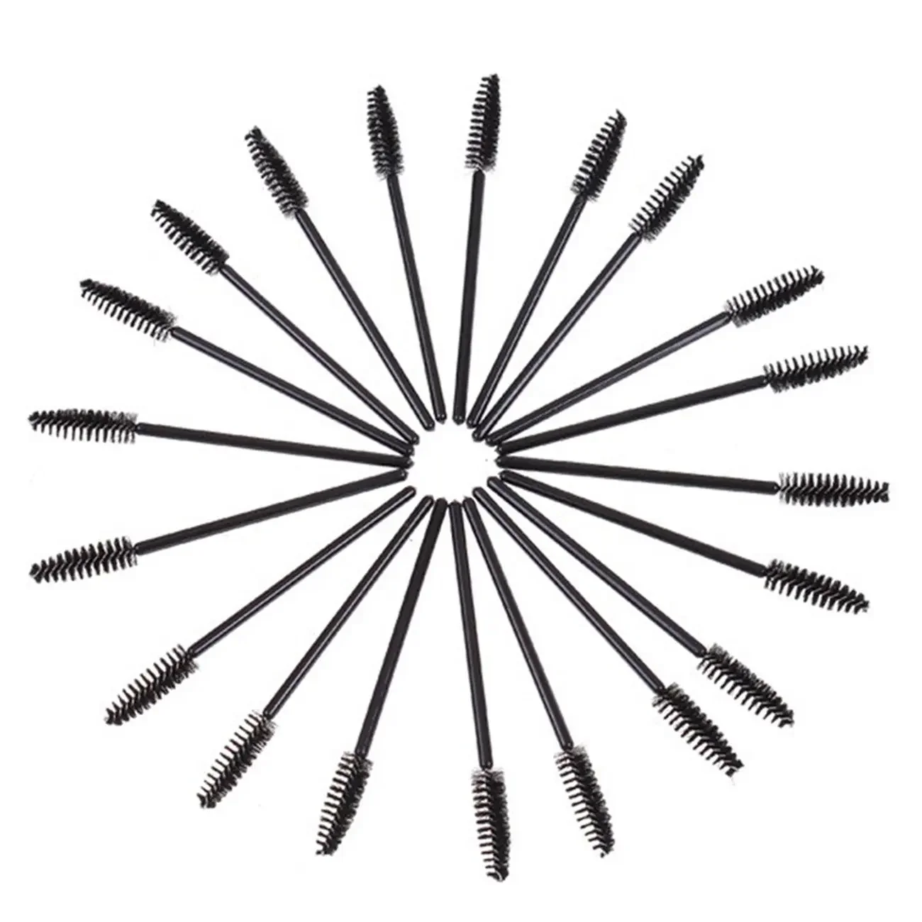 200 PCS Disposable Eyelash Brush Mascara Tools Wands Spoolies for Eye Lash Extension,Eyebrow and Makeup  Cosmetic Wands Spoolies