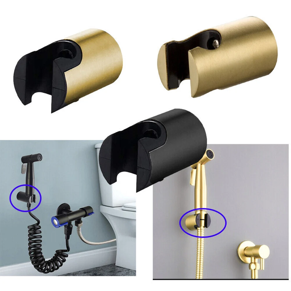Support de pulvérisateur de douche de toilette, pour pomme de douche à main et Bidet, support de pomme de douche mural, accessoires de salle de bains en or noir