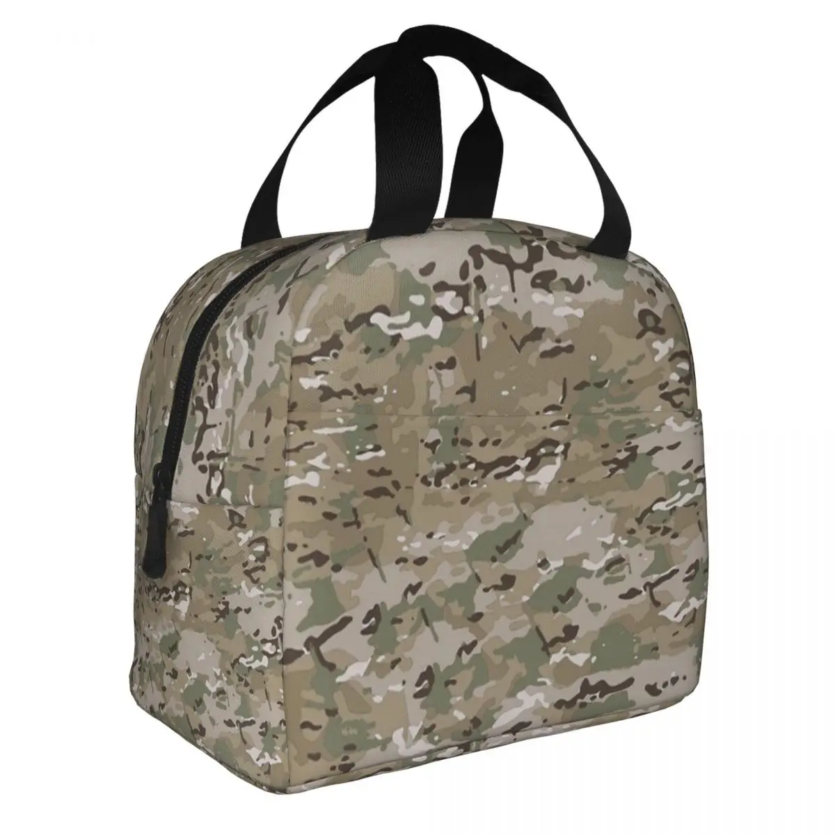 Multicam Insulated Lunch Bag Cooler Bag Meal Container Camouflage Military High Capacity Tote Lunch Box Food Bag School Travel