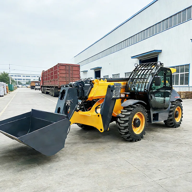 Mini Telehandler Telescopic Handler Forklift Loader With 7m 9m Height With Platform Fork Telescopic Boom Forklift