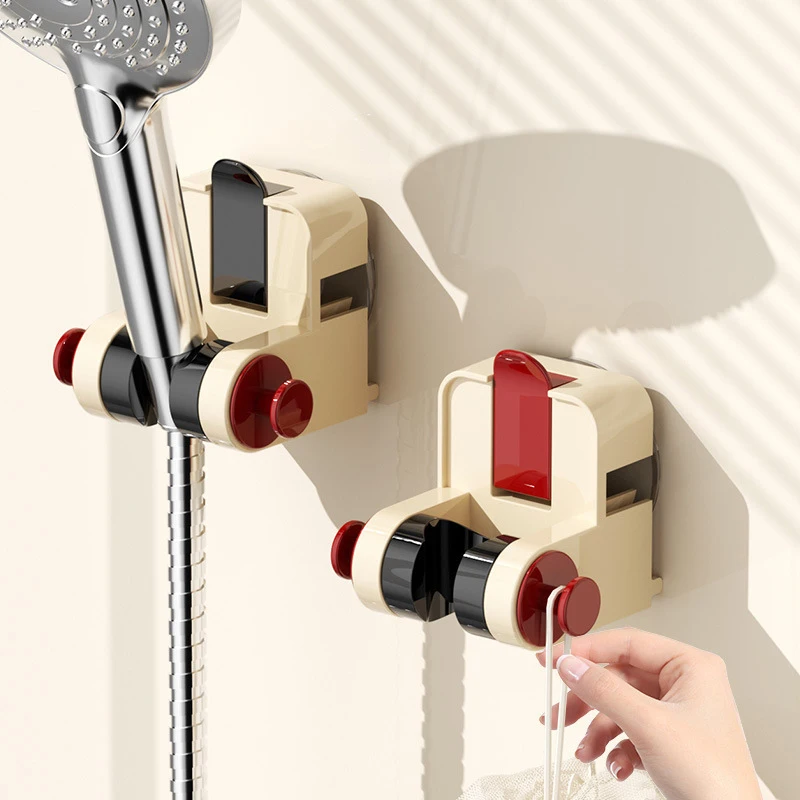 

Suction Cup Shower Holder Adjustable Shower Head Stand Universal Bathroom Bracket Nozzle Base Accessor Punch-Free Rotation