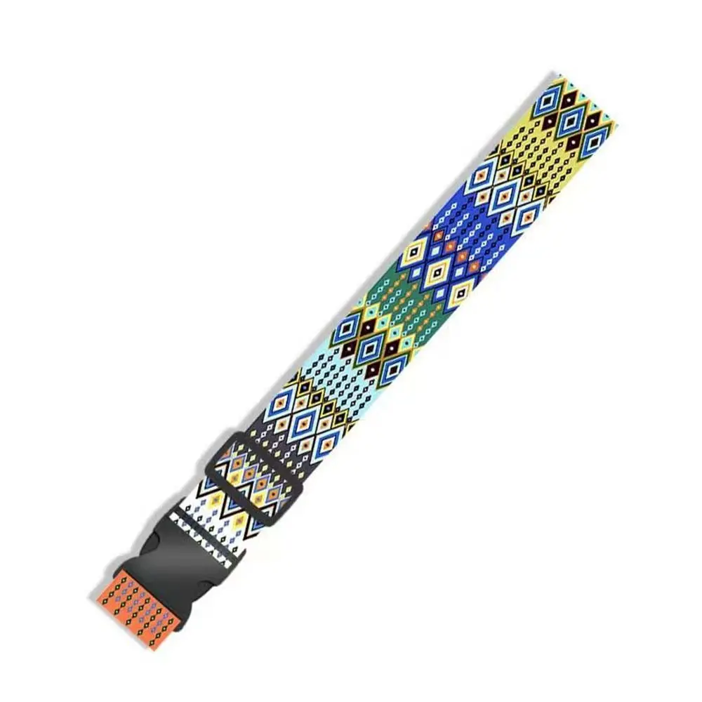 

Durable Polyester Fibre Luggage Buckle Strap Adjustable Elastic Suitcase Belts Anti-lost Anti-theft Packing Belt Travel