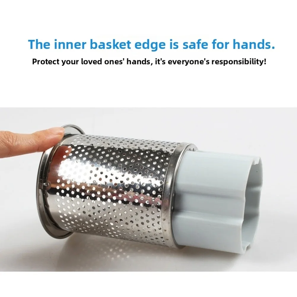 Stainless Steel Sink Strainer Basket 77.5mm Height Dense Mesh Filter For Kitchen Drain Food Catcher Plumbing Accessories