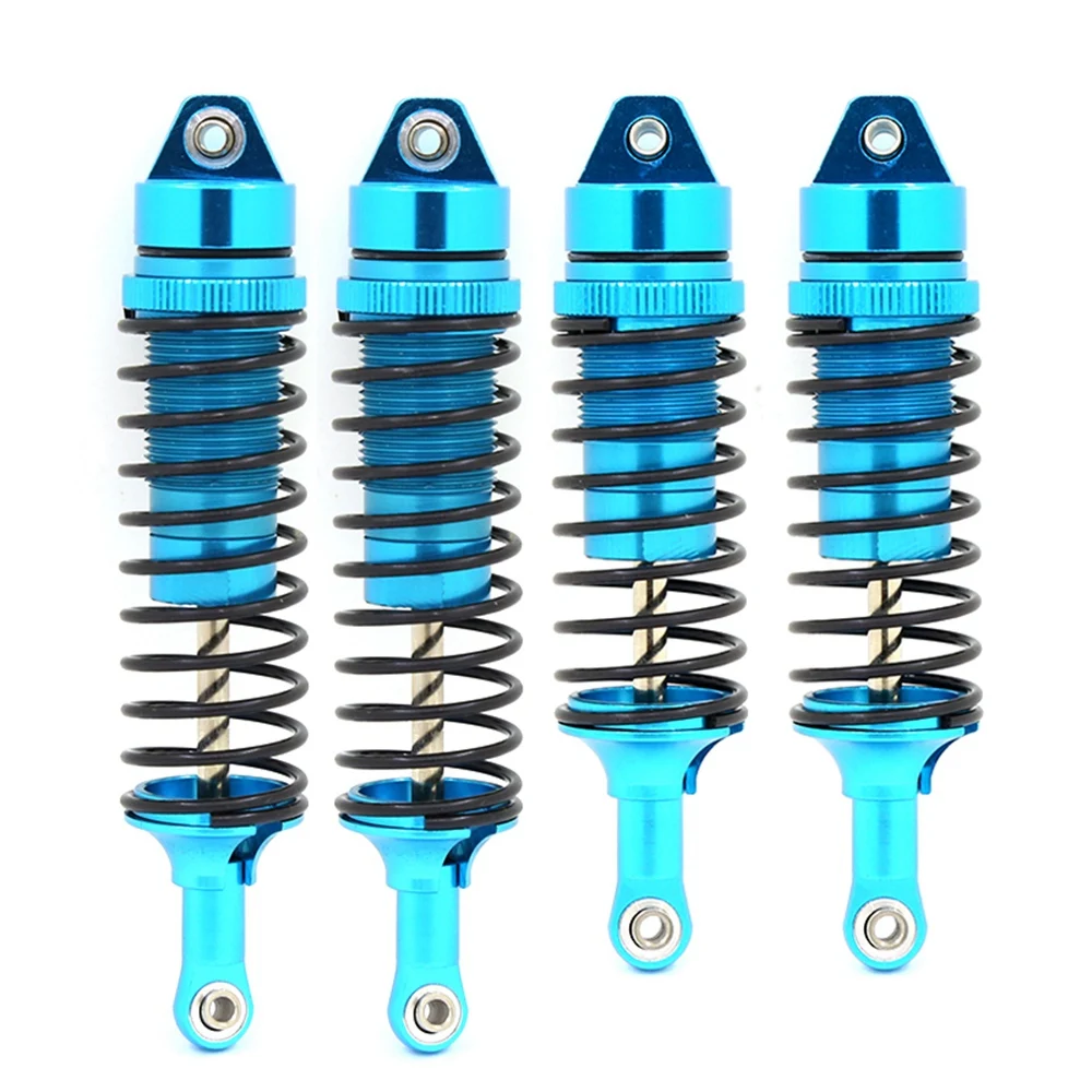 4Pcs Front & Rear All Metal Shock Absorber Damper for 1/10 Traxxas Slash 4x4 4WD Stampede 4x4 Rustler 4x4 VXL Parts,A