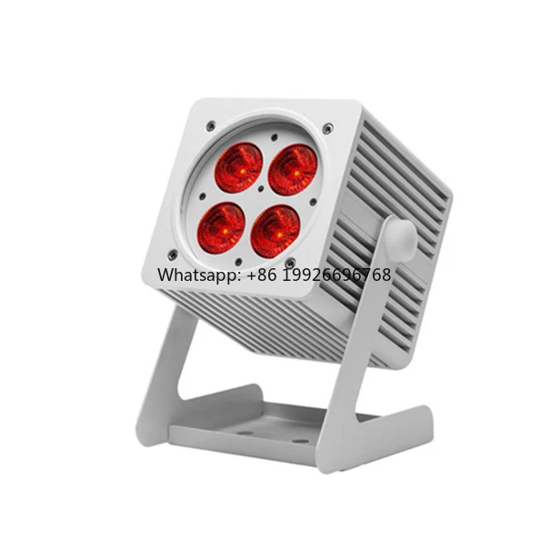 

IP65 Открытый 4*18 Вт Rgbwa Uv 6in1 Вечеринка Свадьба Событие Dj Сценический Свет Wi-Fi Беспроводной Батарея Led Par Light