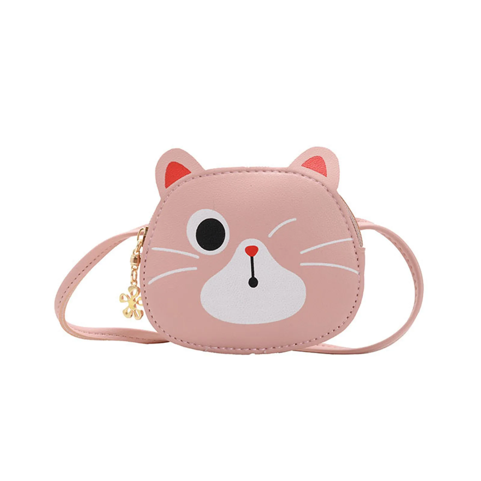 Cartoon Kids Bag Fashion Cute Cat Crossbody Bag Coin Wallet Lovely Hand Bags For Boys And Girls Mini Shoulder Bags