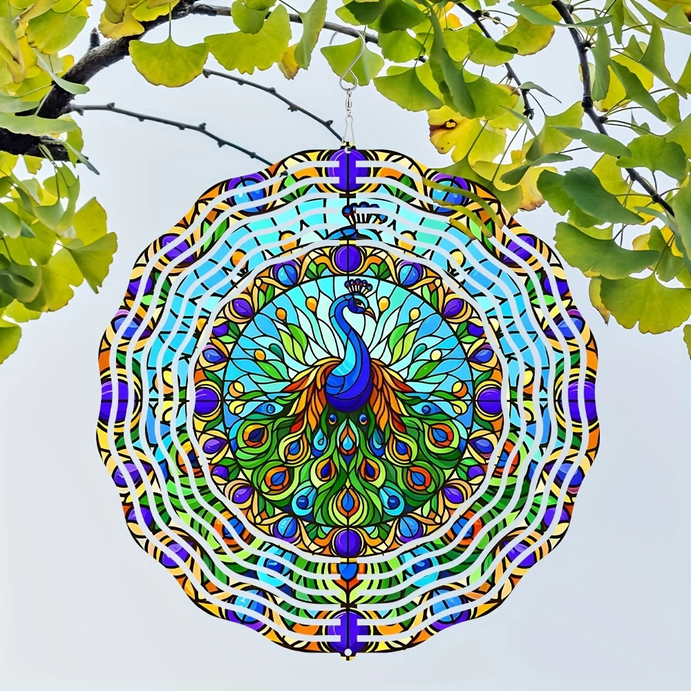 Themed Metal Wind Spinners, Featuring a 3D Design, Made of Stainless Steel. These Wind Catchers Serve As Beautiful Ornaments